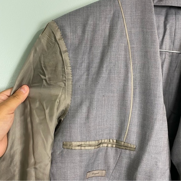 Canali Gray Kai Travel‎ Blazer Sz IT 48 , US 38 - Picture 14 of 16